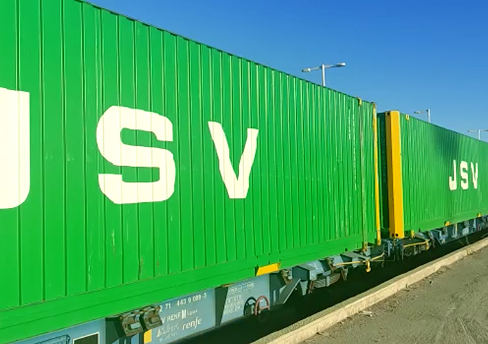 foto noticia JSV pone en marcha su segundo tren semanal entre Barcelona y el puerto de Alicante.